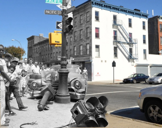 Illustration for article titled These Time-Warp Photos Show Six Cities In the Past and Present